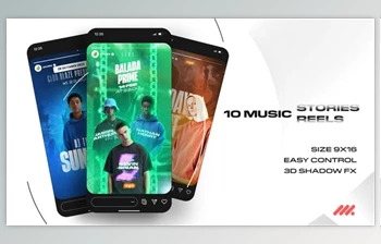 Download 10 Music Stories (Videohive <span class='badge badge-warning'>49216250</span>) - AE Project