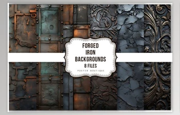 Download Forged Iron – <span class='badge badge-warning'>8</span> Backgrounds Pack