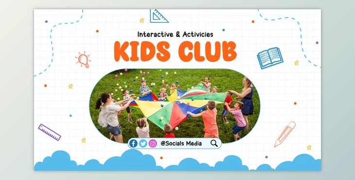 Download Kids Club Slide Promo (Videohive 49225458) - AE Project