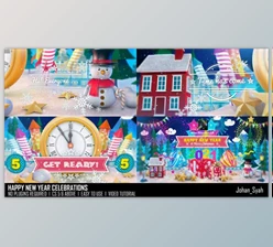 Download Happy New Year Celebrations (Videohive 29703735) - AE Project