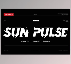 Download Sunpulse Futuristic Typeface Font