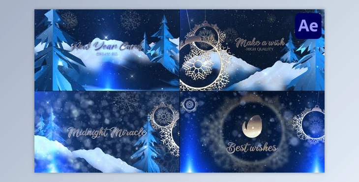 Download New Year Card for After Effects (Videohive 49325387) - AE Project