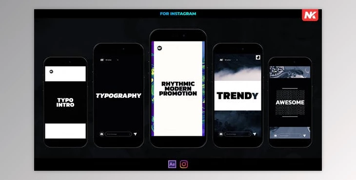 Download Instagram Reels Typography Promo (Videohive 47223841) - AE Project