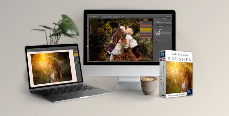 Download LSP – Bokeh Light Dust & Particle Brush Set For Photoshop