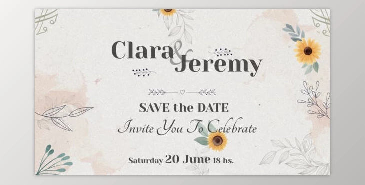 Download Wedding Invitation (Videohive 49446885) - AE Project