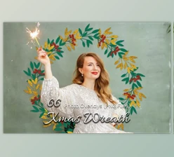 Download 66 Xmas Wreath Photoshop Overlays