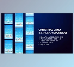 Download Christmas Land Instagram Stories 01 (Videohive 49376462) - AE Project