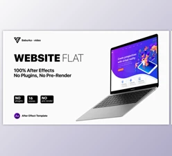 Download Website Presentation // Flat Mockup (Videohive 23348869) - AE Project