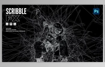 Download Pencil Scribble FX Photoshop <span class='badge badge-warning'>Plugin</span> CQ8M3TV