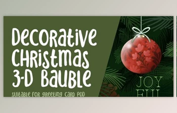 Download <span class='badge badge-warning'>3D</span> Christmas Bauble in Procreate with 10 Brushes, Metallic Overlay and Color Palettes