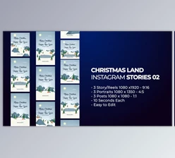 Download Christmas Land Instagram Stories 02 (Videohive 49389241) - AE Project