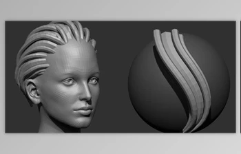 Download Make <span class='badge badge-warning'>Your</span> Very Own Custom Hair Brush And Hairstyle In Zbrush