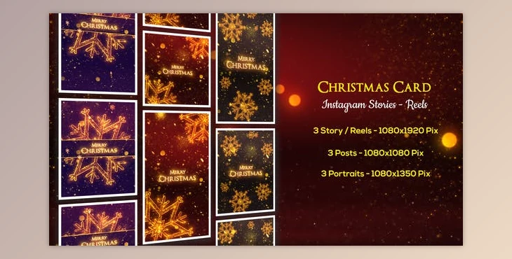 Download Christmas Card – Instagram Stories (Videohive 49515405) - AE Project