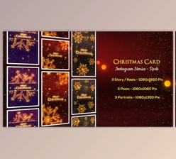 Download Christmas Card – Instagram Stories (Videohive 49515405) - AE Project