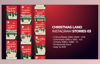 Download Christmas <span class='badge badge-warning'>Land</span> Instagram Stories 03 (Videohive 49483957) - AE Project
