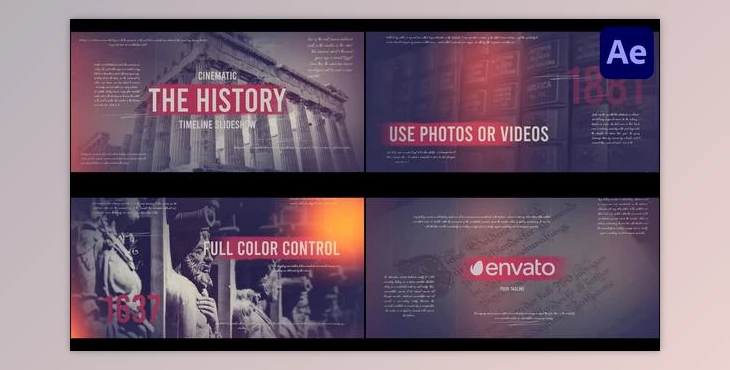 Download The Cinematic History Slideshow for After Effects (Videohive 49457137) - AE Project