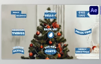 Download Snow Lower Thirds | <span class='badge badge-warning'>After</span> <span class='badge badge-warning'>Effects</span> (Videohive 49457650) - AE Project