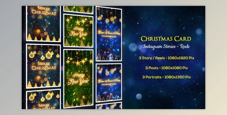 Download Christmas Wishes – Instagram Stories (Videohive 49534159) - AE Project