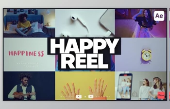 Download <span class='badge badge-warning'>Happy</span> Reel (Videohive 49461671) - AE Project