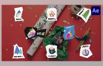 Download Christmas Sticker <span class='badge badge-warning'>Titles</span> for After Effects (<span class='badge badge-warning'>Videohive</span> 49457809) - AE Project