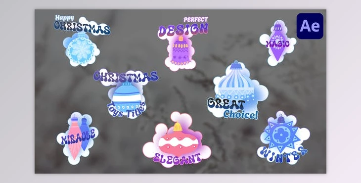 Download Christmas Toys Titles for After Effects (Videohive 49481709) - AE Project