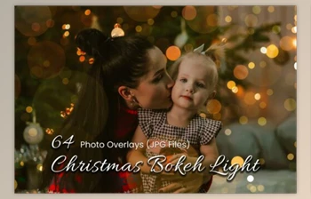 Download <span class='badge badge-warning'>64</span> Christmas Bokeh Light Photo Overlays