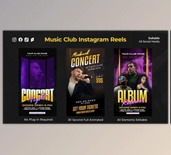 Download Music Club Instagram Reels (Videohive 49562058) - AE Project