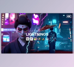 Download Premium Overlays Lightnings (Videohive 49577594) - AE Project
