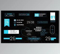 Download Time & Date Titles 2.0 (Videohive 49274661) - AE Project
