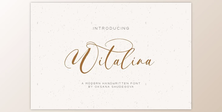Download Witalina Handwritten Font
