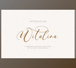 Download Witalina Handwritten Font