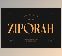 Download Ziporah Elegant Serif Font