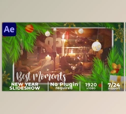 Download Lovely Christmas Slideshow || New Year Slideshow (Videohive 49436720) - AE Project