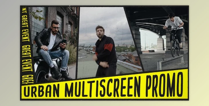 Download Urban Multiscreen Promo (Videohive 49621593) - AE Project