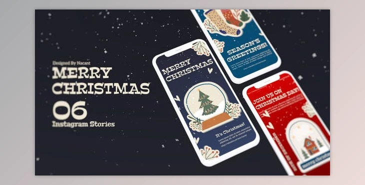 Download Merry Christmas Instagram Storie (Videohive 49588820) - AE Project