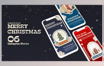 Download <span class='badge badge-warning'>Merry</span> Christmas Instagram Storie (Videohive 49588820) - AE Project