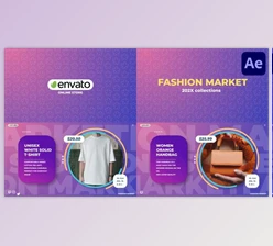 Download Fashion Market for After Effects (Videohive 49574720) - AE Project
