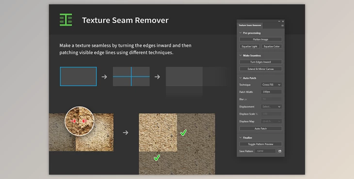 Download Texture Seam Remover for Photoshop