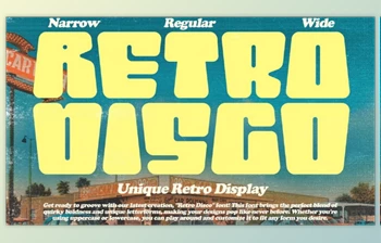 Download Retro Disco - Retro <span class='badge badge-warning'>Display</span> <span class='badge badge-warning'>Font</span>