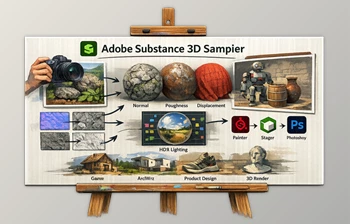 Adobe - Download Substance 3D Sampler v6.0.1 (<span class='badge badge-warning'>Win</span>, Mac-v4.1.0)