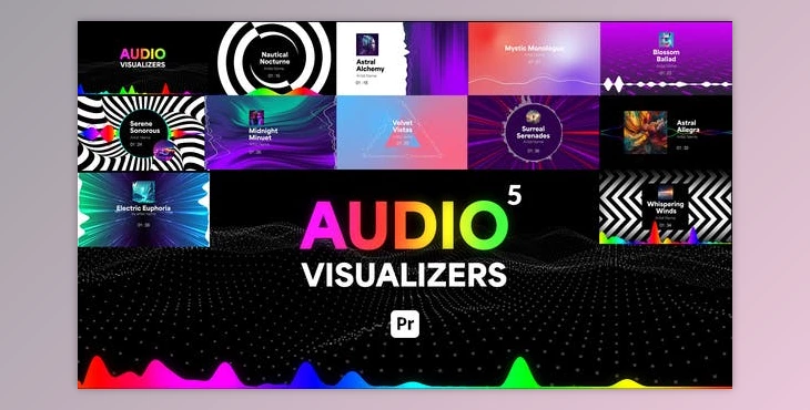 Download Audio Visualizers Pack 5 for Premiere Pro (Videohive 49661106)