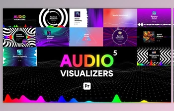 Download Audio Visualizers <span class='badge badge-warning'>Pack</span> 5 for Premiere Pro (Videohive 49661106)