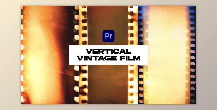 Download Vertical Vintage Film Transitions | TikTok, Shorts, Reels (Videohive 49269962) - PR Project