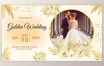Download <span class='badge badge-warning'>Golden</span> Wedding (MOGRT) (Videohive 47690215)