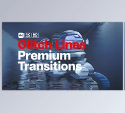 Download Premium Transitions Glitch Lines (Videohive 49724798) - AE Project