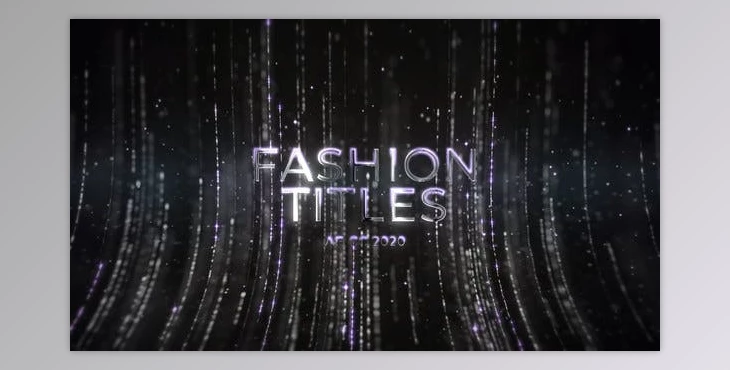 Download Luxury Fashion Lines Titles (Videohive 47499666) - AE Project