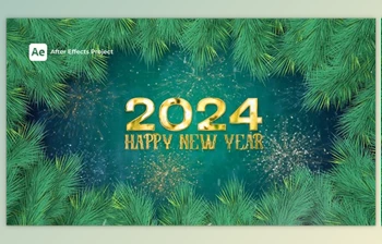 Download New Year Countdown <span class='badge badge-warning'>2024</span> (Videohive 49779837) - AE Project