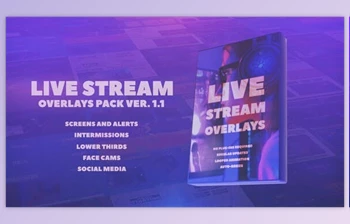 Download Stream Overlays <span class='badge badge-warning'>Pack</span> (Videohive 29422618) - AE Project