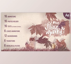 Download Thanksgiving Kit (Videohive 48939657) - AE Project