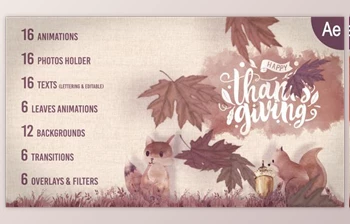 Download Thanksgiving <span class='badge badge-warning'>Kit</span> (Videohive 48939657) - AE Project